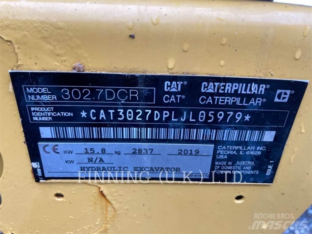 CAT 302.7D CAB Roomikekskavaatorid