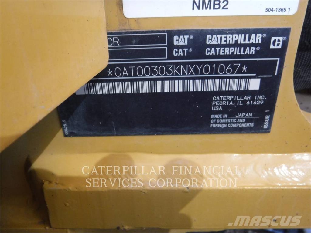 CAT 303-07CR Roomikekskavaatorid