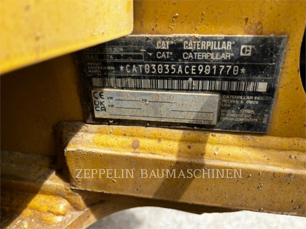 CAT 303.5CR-07 Roomikekskavaatorid