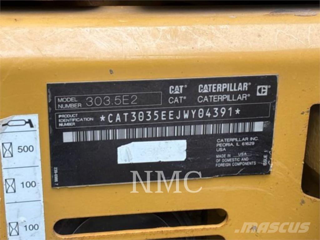 CAT 303.5E2 Roomikekskavaatorid