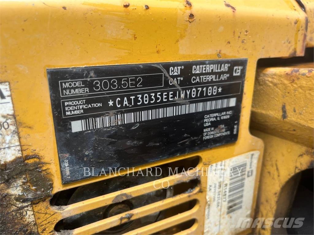CAT 303.5E2CR Roomikekskavaatorid