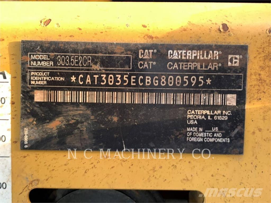CAT 303.5E2CRN Roomikekskavaatorid