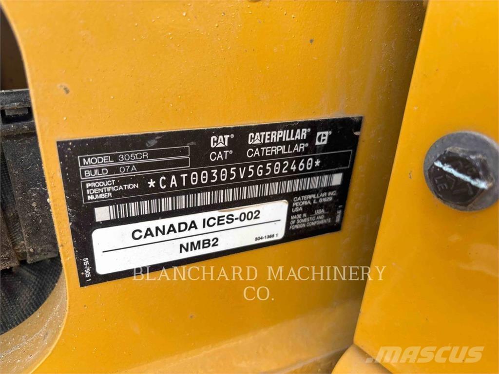 CAT 305 Roomikekskavaatorid