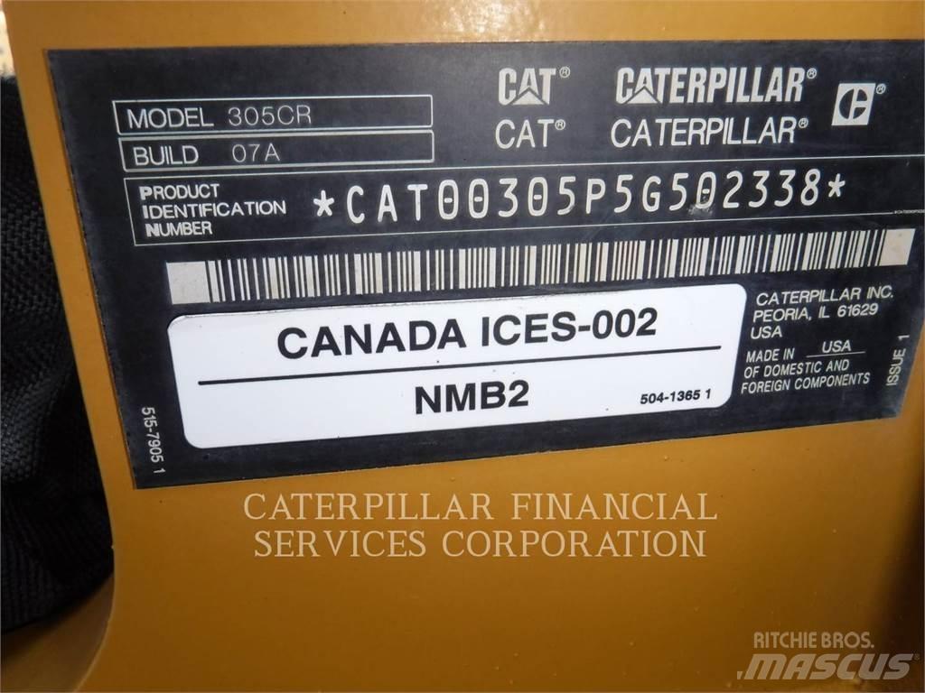 CAT 305-07CR Roomikekskavaatorid