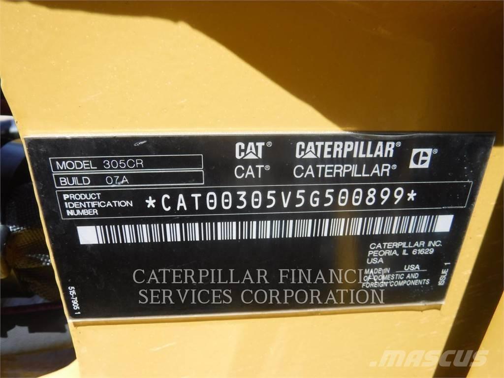 CAT 305-07CR Roomikekskavaatorid