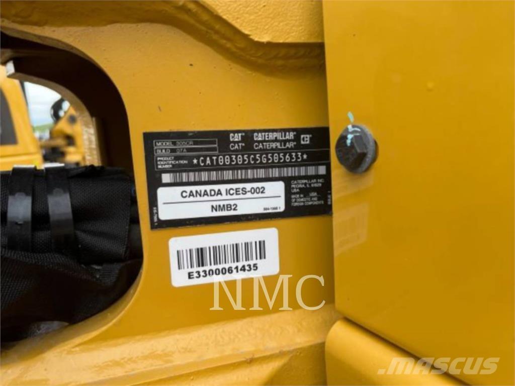 CAT 305-07CR Roomikekskavaatorid