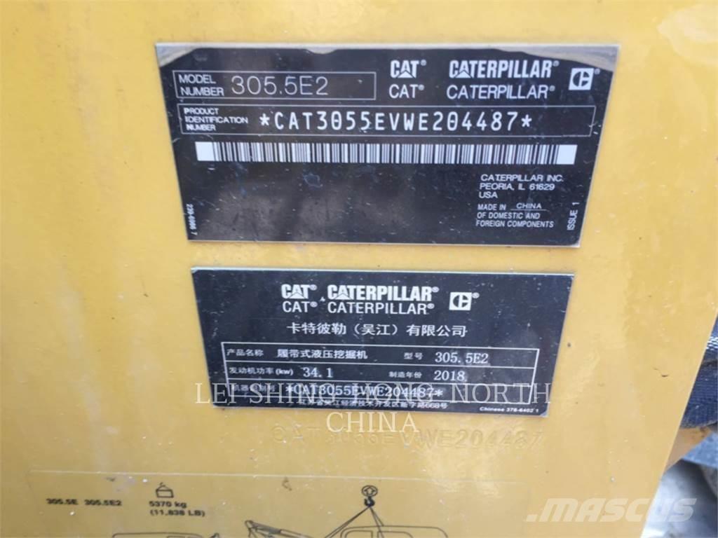 CAT 305.5E2 Roomikekskavaatorid