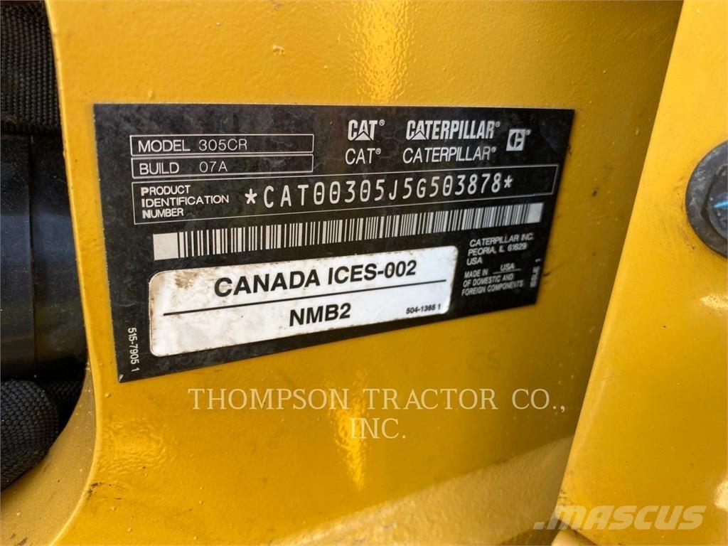 CAT 305 CR Roomikekskavaatorid