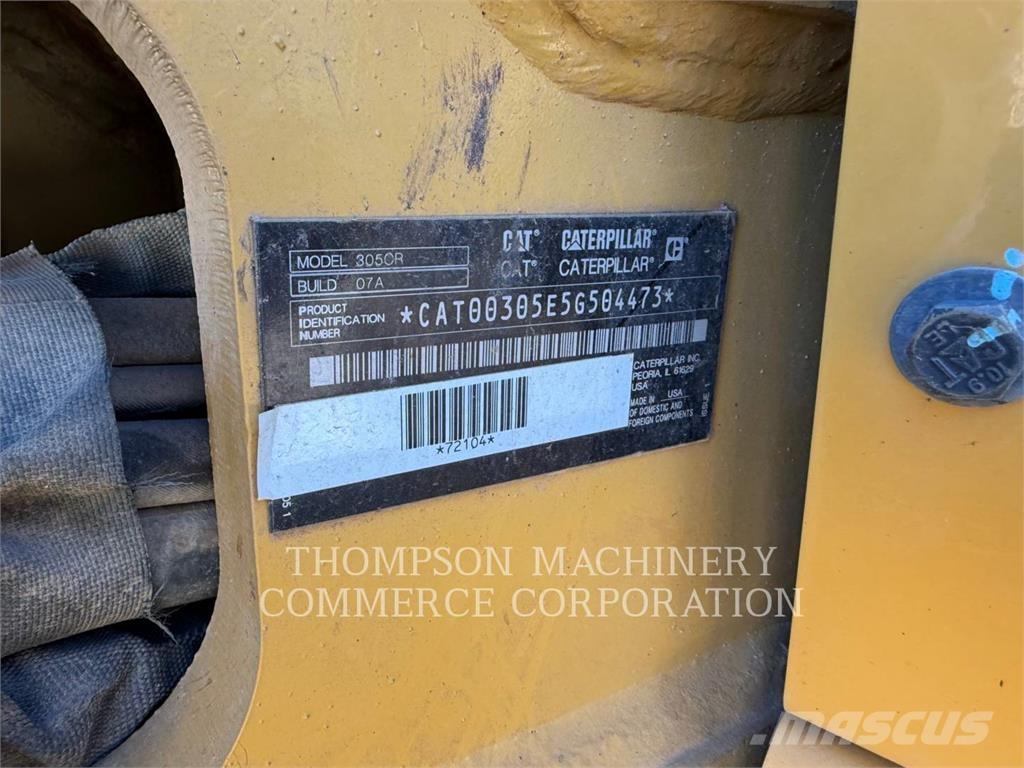 CAT 305 CR Roomikekskavaatorid