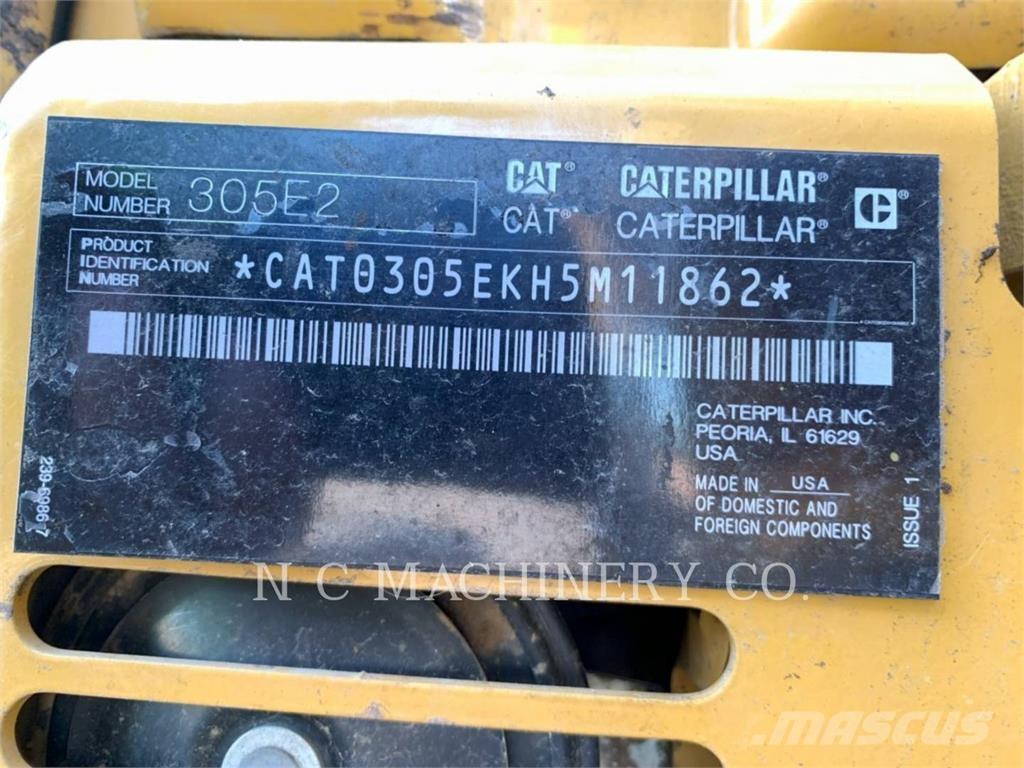 CAT 305E2 CRCB Roomikekskavaatorid