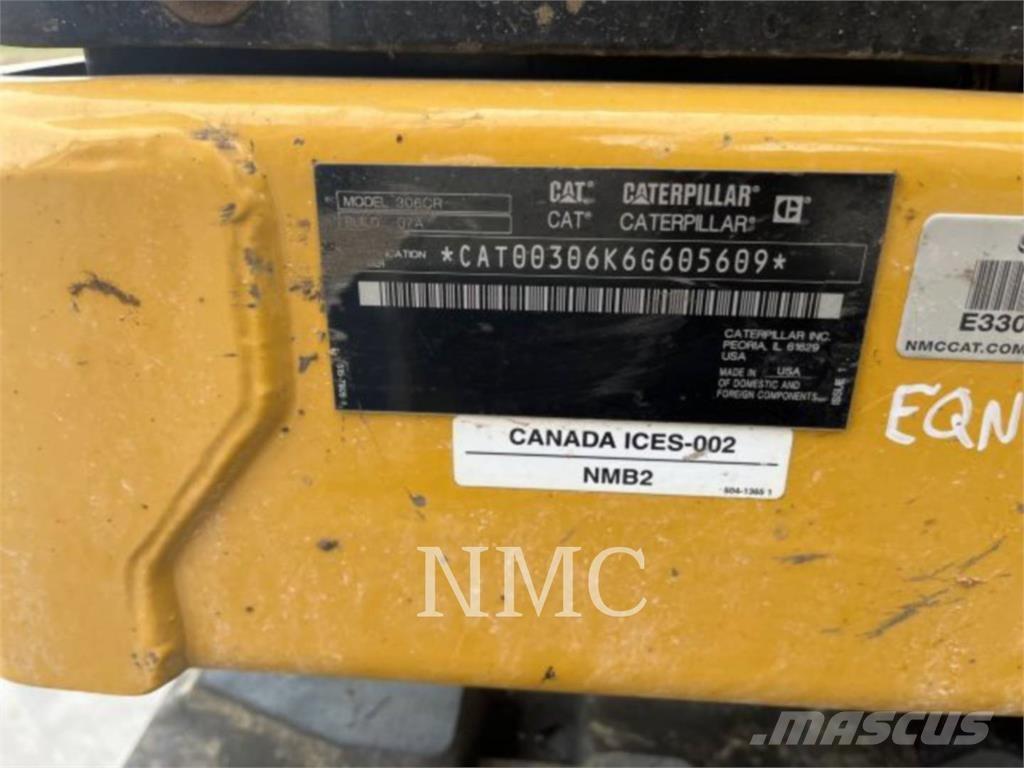 CAT 306 Roomikekskavaatorid