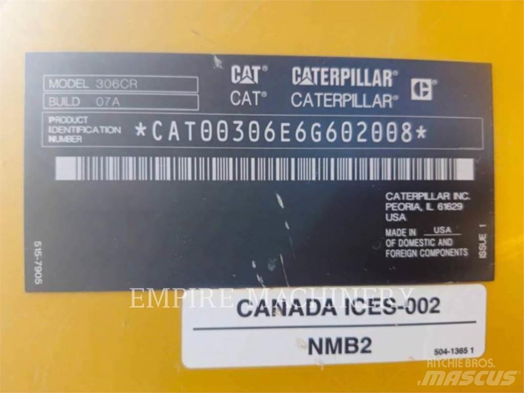 CAT 306 CR Roomikekskavaatorid
