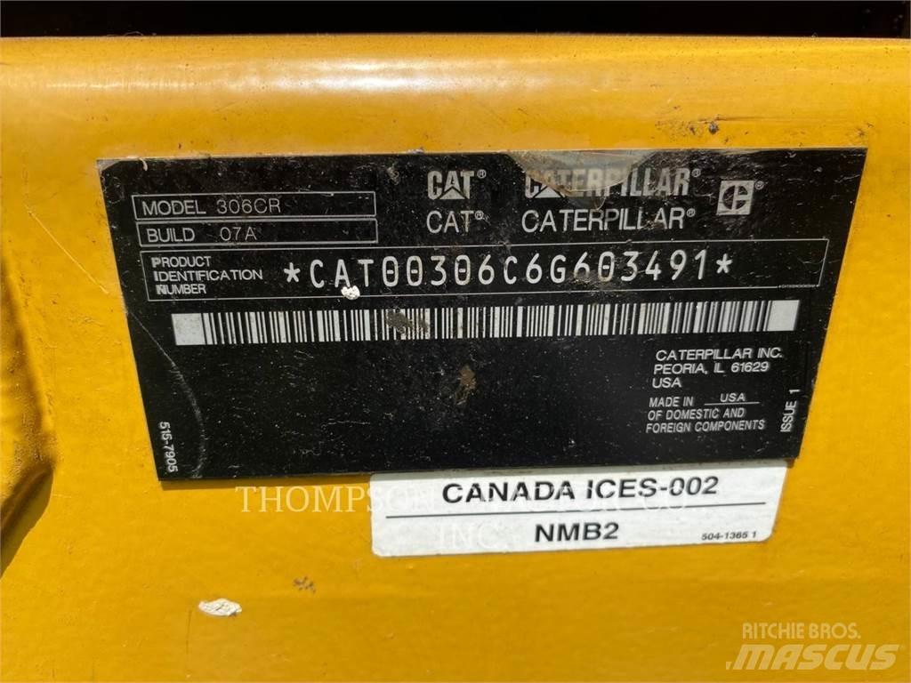 CAT 306CR Roomikekskavaatorid