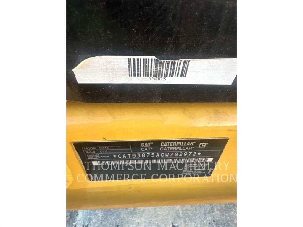 CAT 307.5-07 Roomikekskavaatorid
