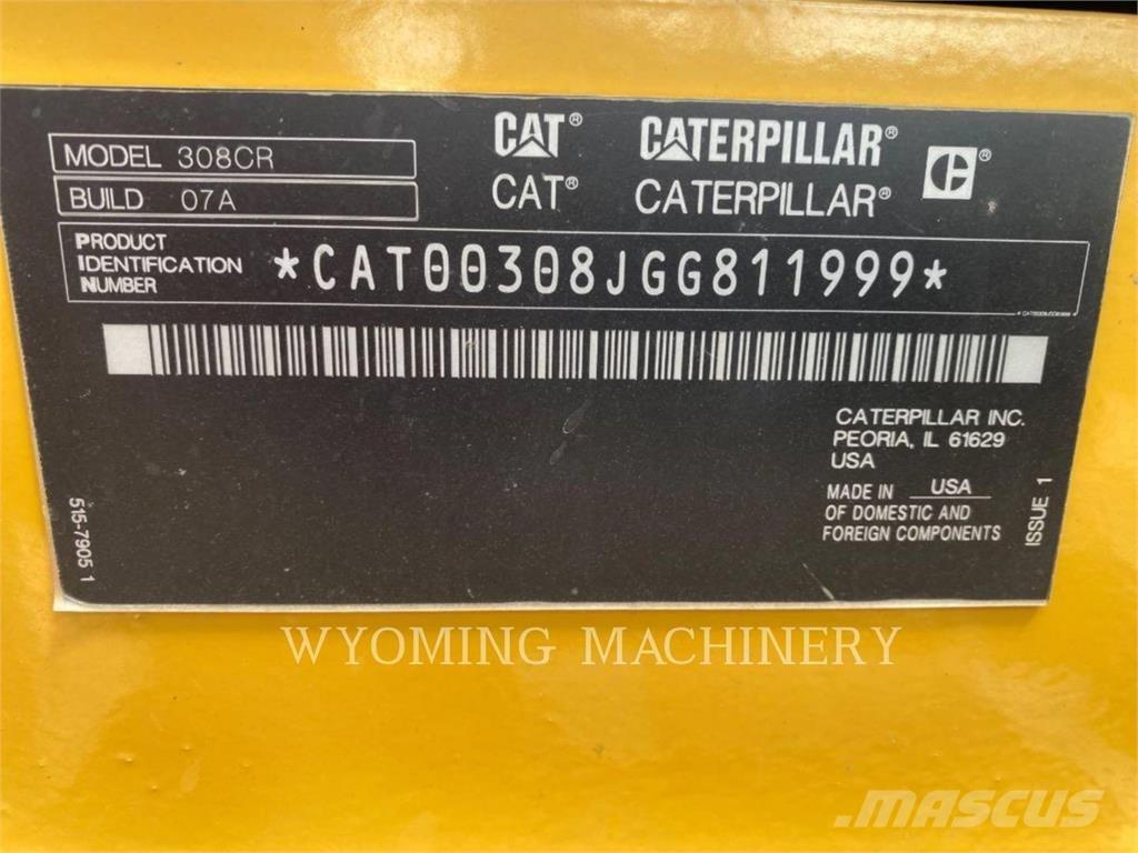 CAT 308 Roomikekskavaatorid