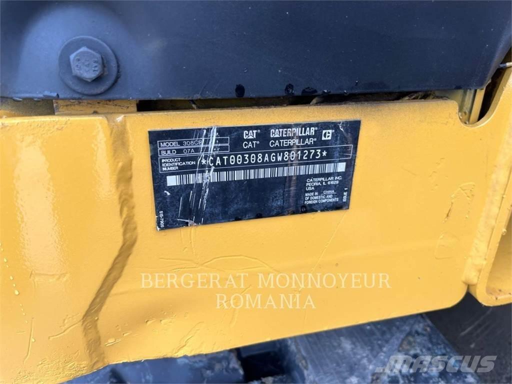CAT 308-07CR Roomikekskavaatorid