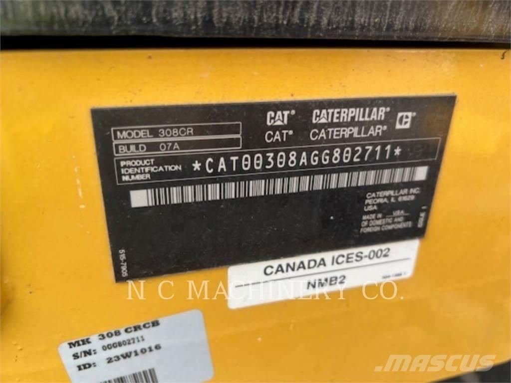 CAT 308 CRCB Roomikekskavaatorid