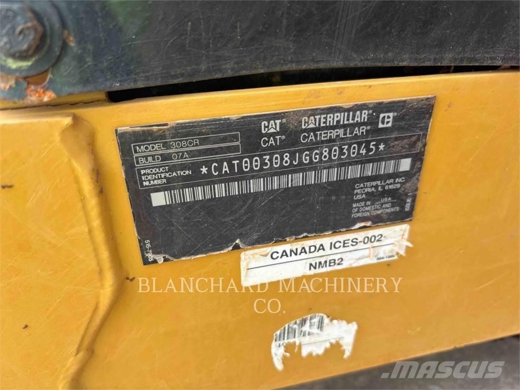 CAT 308CR Roomikekskavaatorid