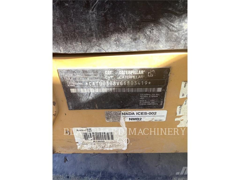 CAT 308CR Roomikekskavaatorid