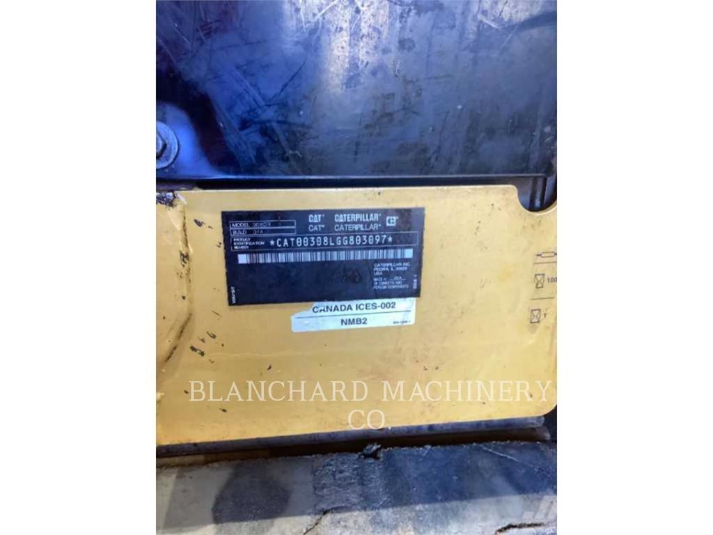 CAT 308CR Roomikekskavaatorid