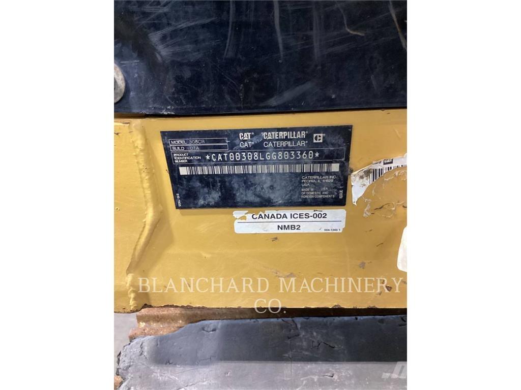 CAT 308CR Roomikekskavaatorid