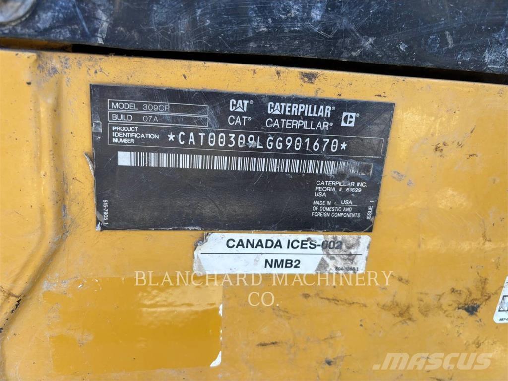 CAT 309CR Roomikekskavaatorid