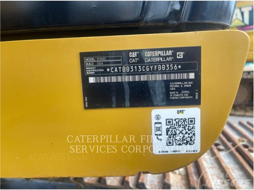 CAT 313-05GC Roomikekskavaatorid