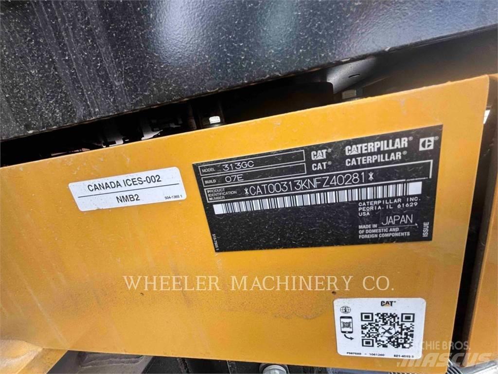 CAT 313 GC CF Roomikekskavaatorid