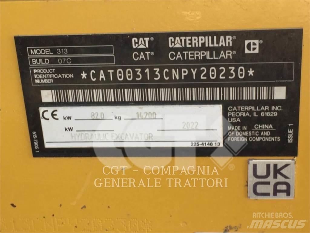 CAT 313 NG Roomikekskavaatorid