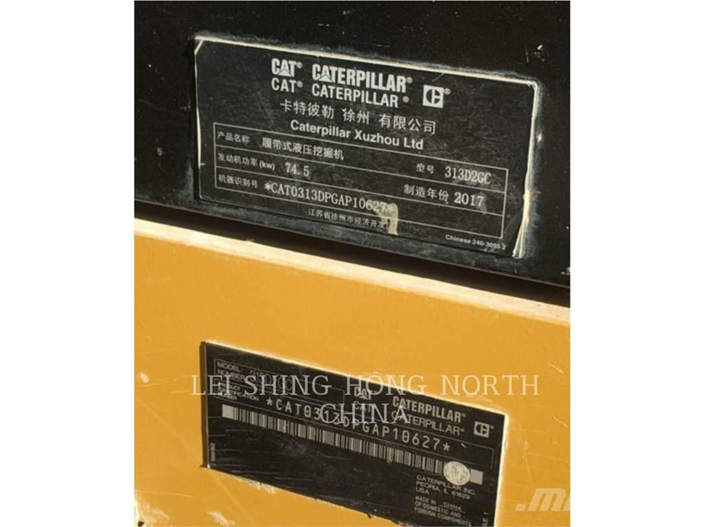 CAT 313D2GC Roomikekskavaatorid