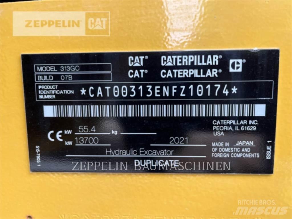 CAT 313GC Roomikekskavaatorid