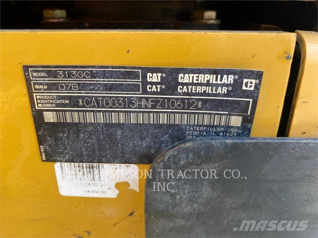 CAT 313GC Roomikekskavaatorid