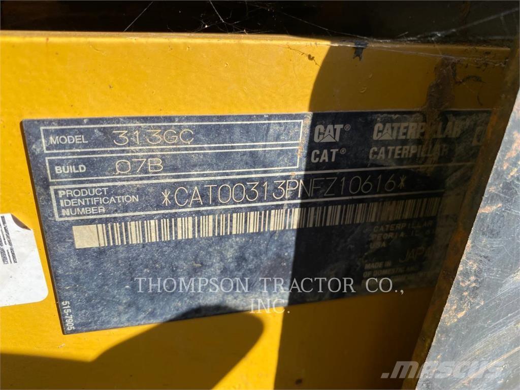 CAT 313GC Roomikekskavaatorid