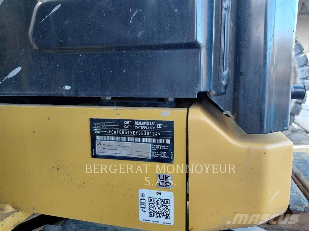 CAT 315 Roomikekskavaatorid