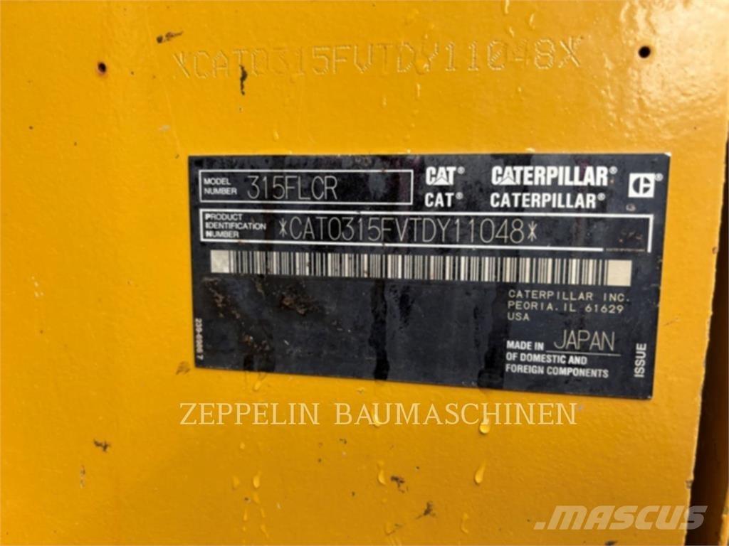 CAT 315FL Roomikekskavaatorid