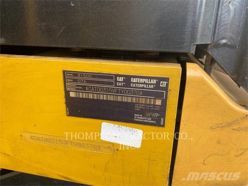 CAT 315GC Roomikekskavaatorid