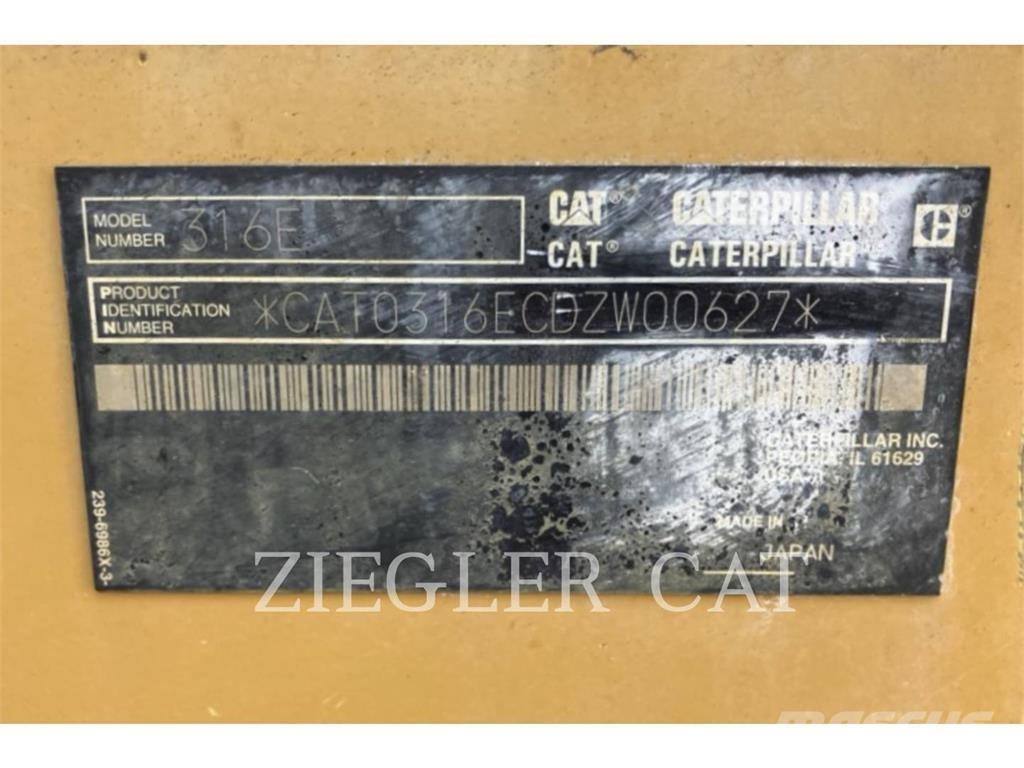 CAT 316E Roomikekskavaatorid