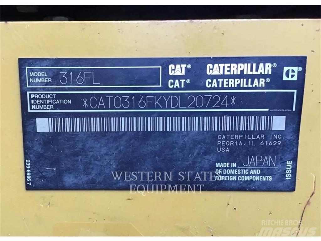 CAT 316F Roomikekskavaatorid