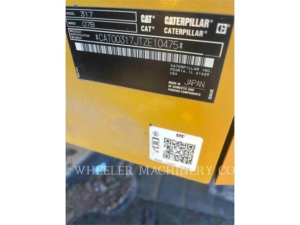 CAT 317 CF Roomikekskavaatorid