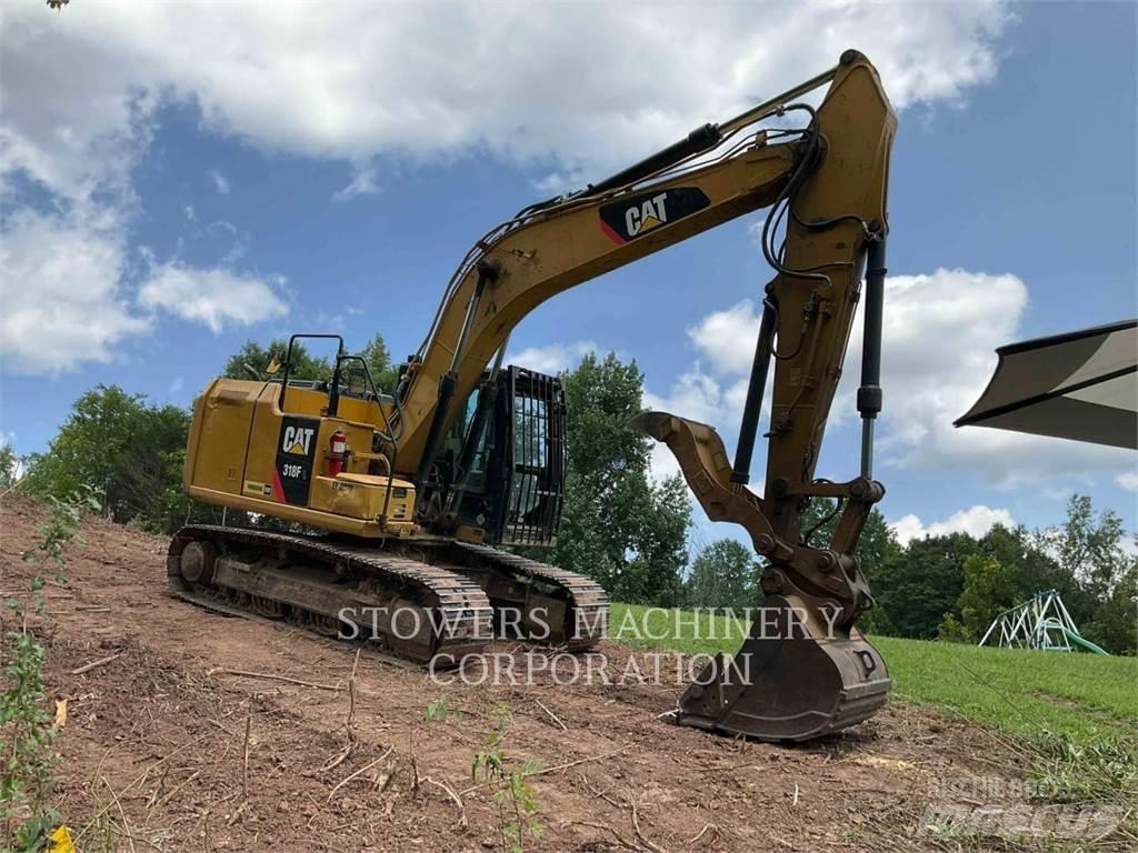 CAT 318FL Roomikekskavaatorid