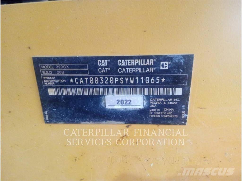 CAT 320-05GX Roomikekskavaatorid