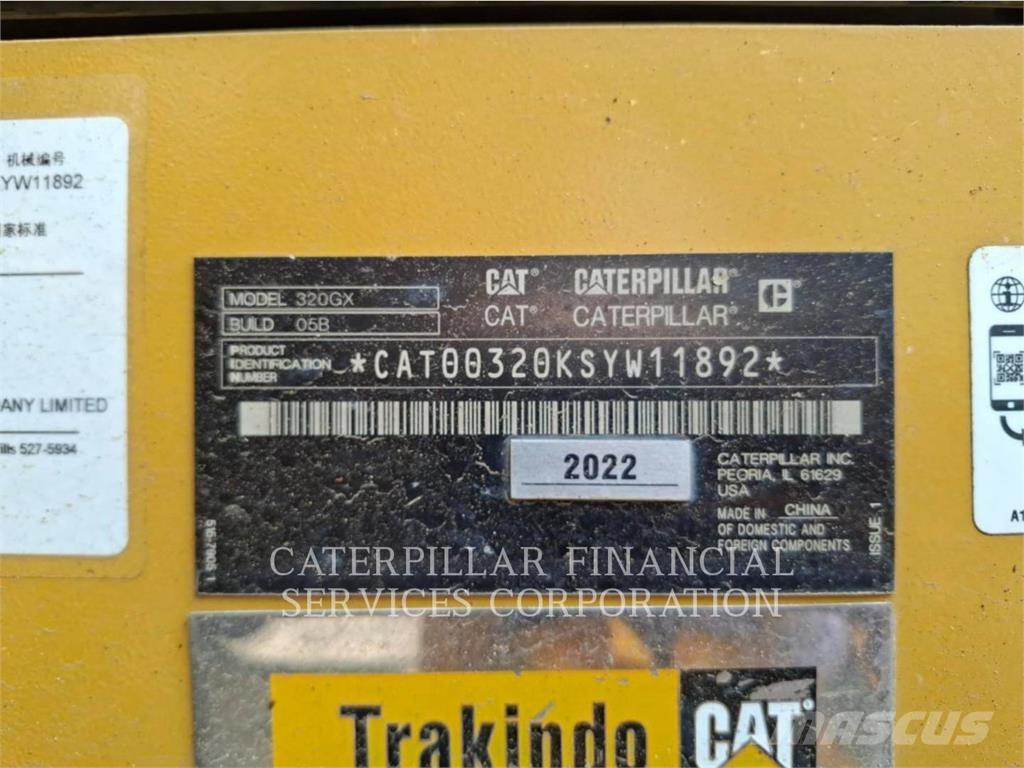 CAT 320-05GX Roomikekskavaatorid