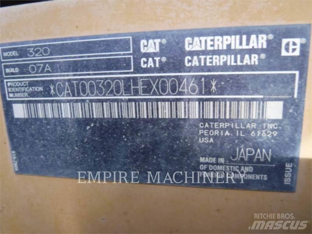 CAT 320-07 P Roomikekskavaatorid