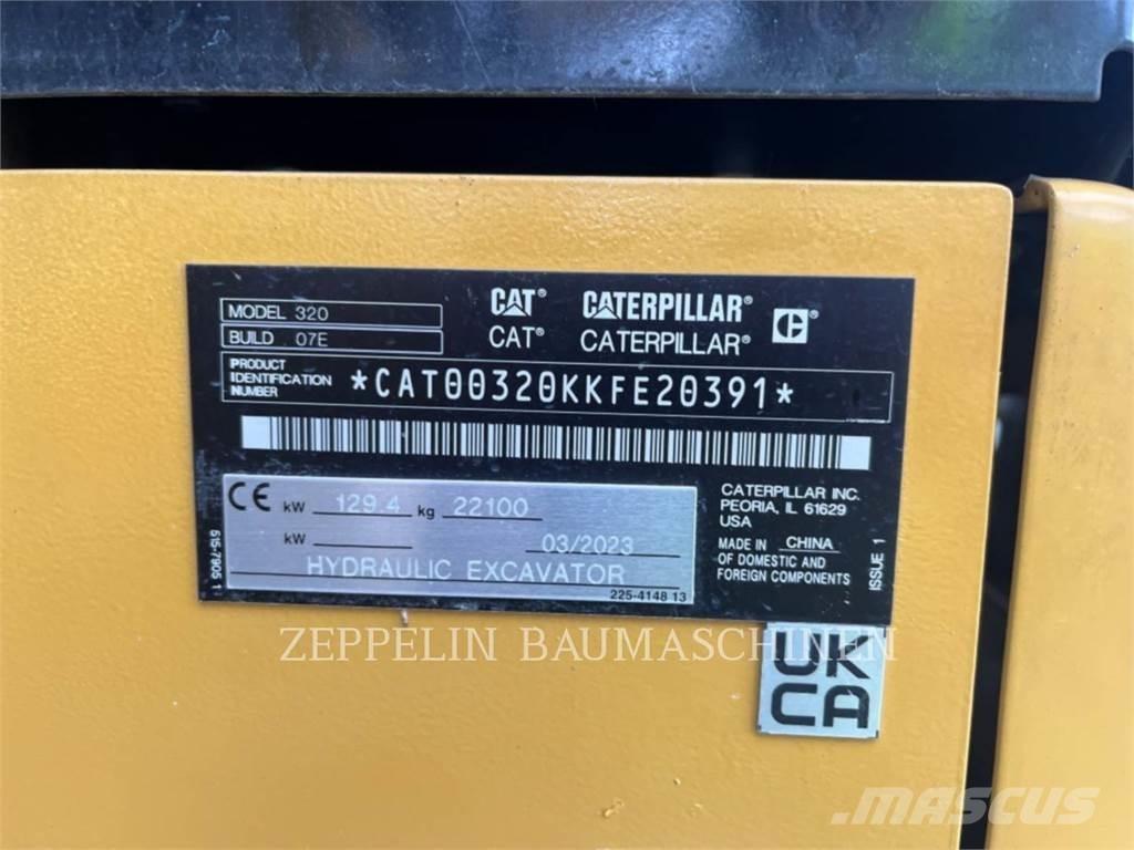 CAT 320-07D Roomikekskavaatorid