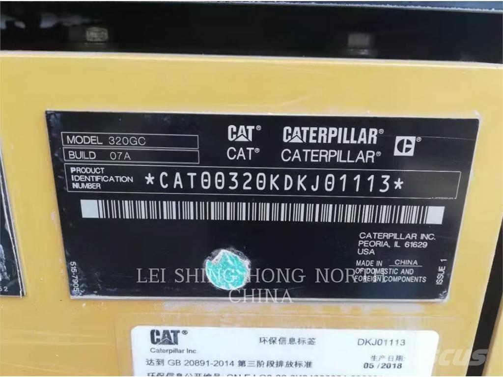 CAT 320-07GC Roomikekskavaatorid