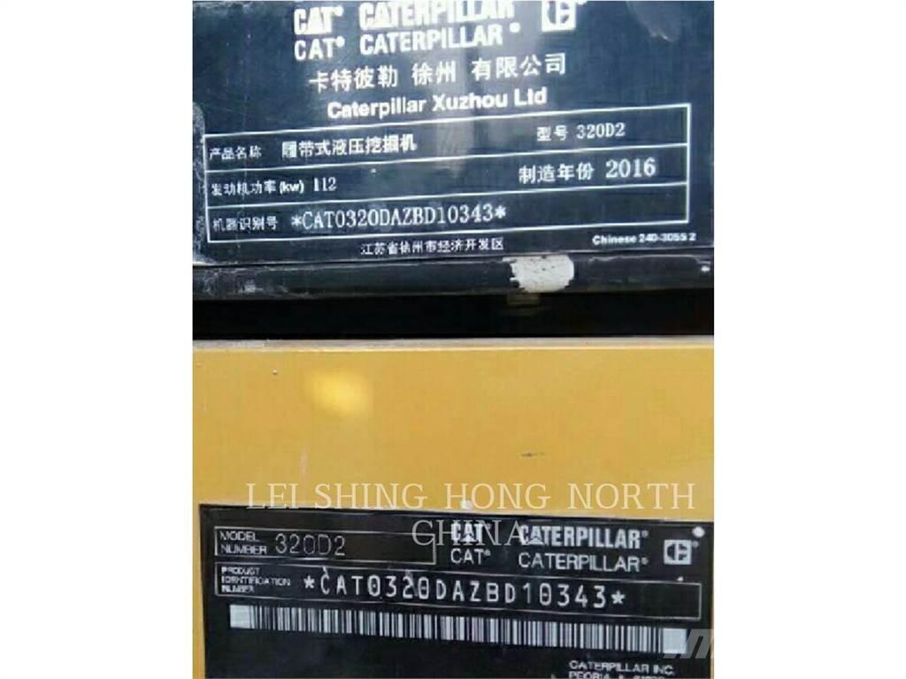 CAT 320D2 Roomikekskavaatorid