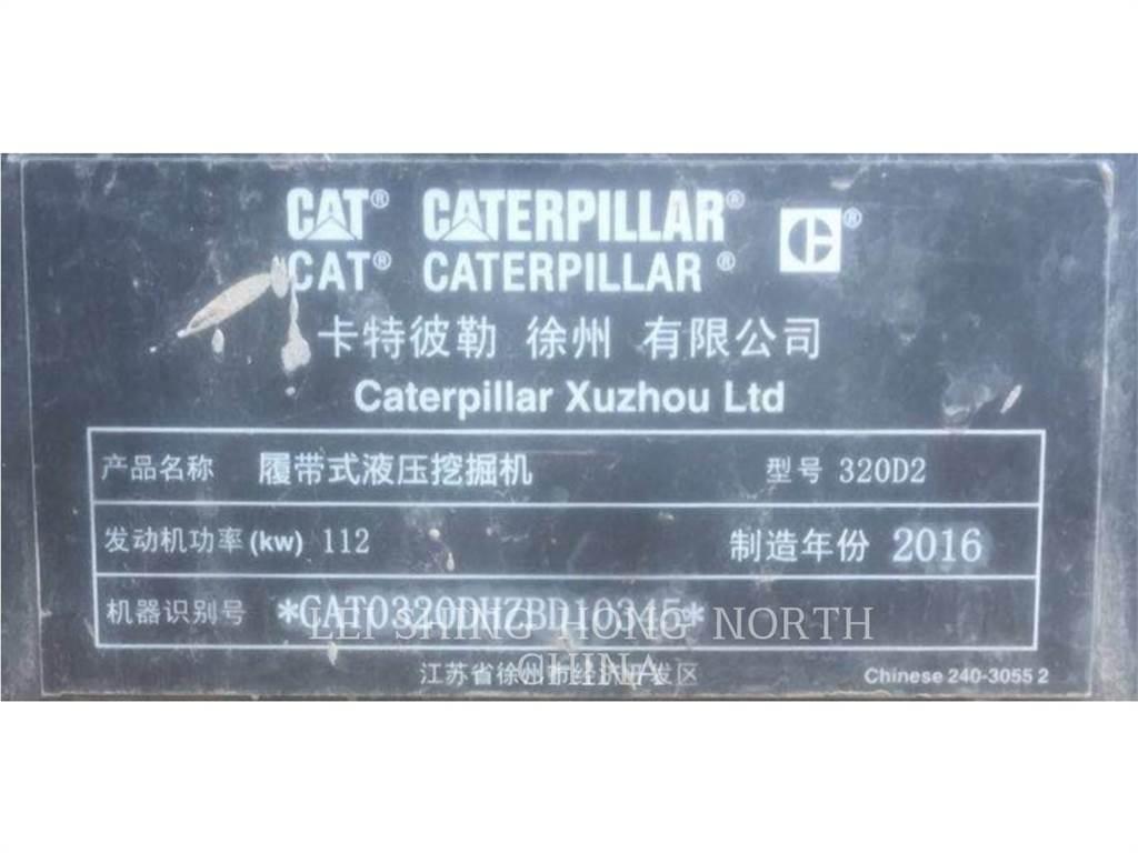 CAT 320D2 Roomikekskavaatorid