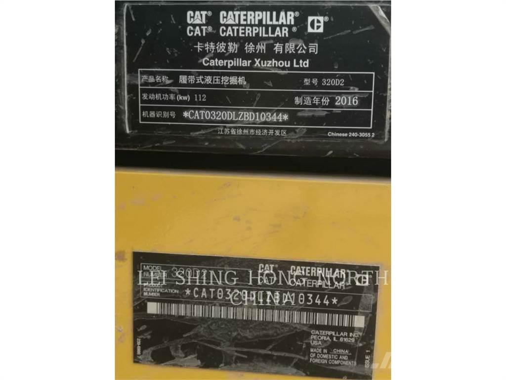 CAT 320D2 Roomikekskavaatorid