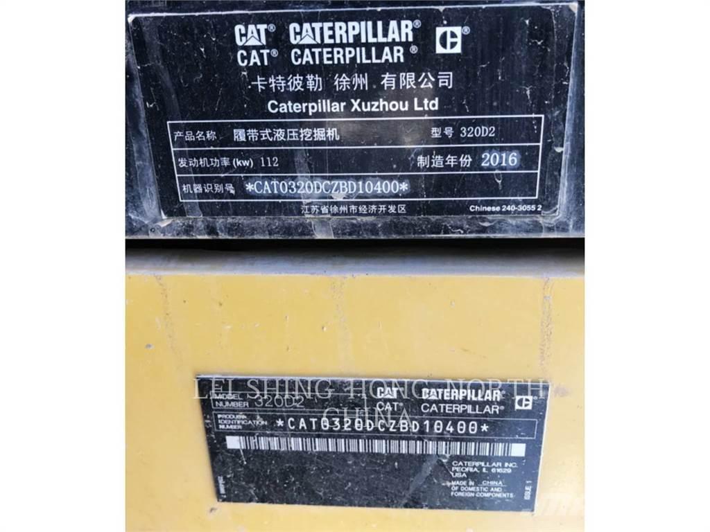 CAT 320D2 Roomikekskavaatorid