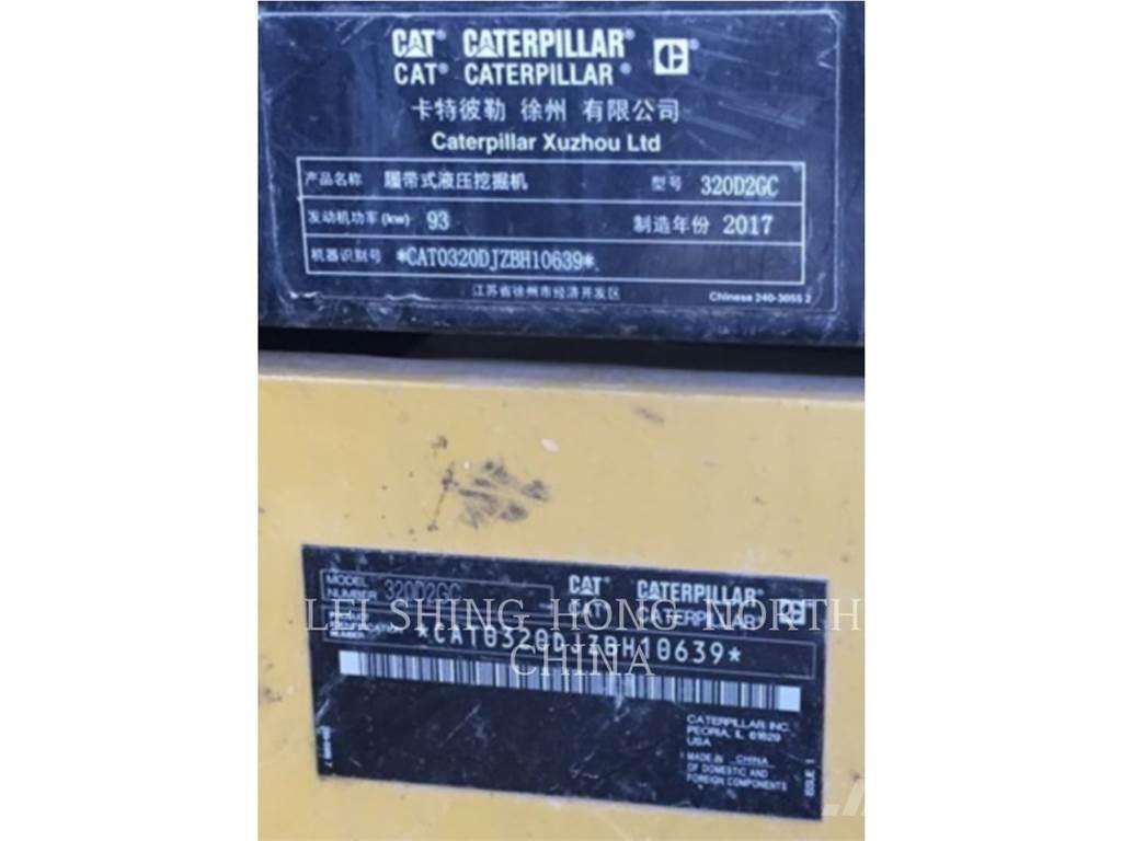CAT 320D2GC Roomikekskavaatorid